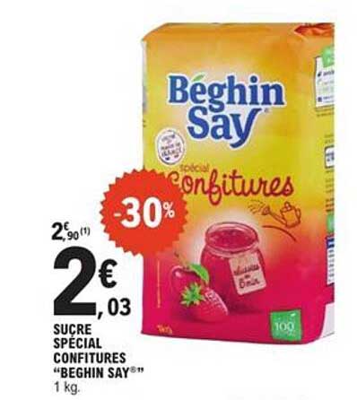 SUCRE SPÉCIAL CONFITURES "BEGHIN SAY" 1 kg.