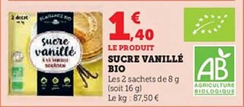 SUCRE VANILLÉ BIO