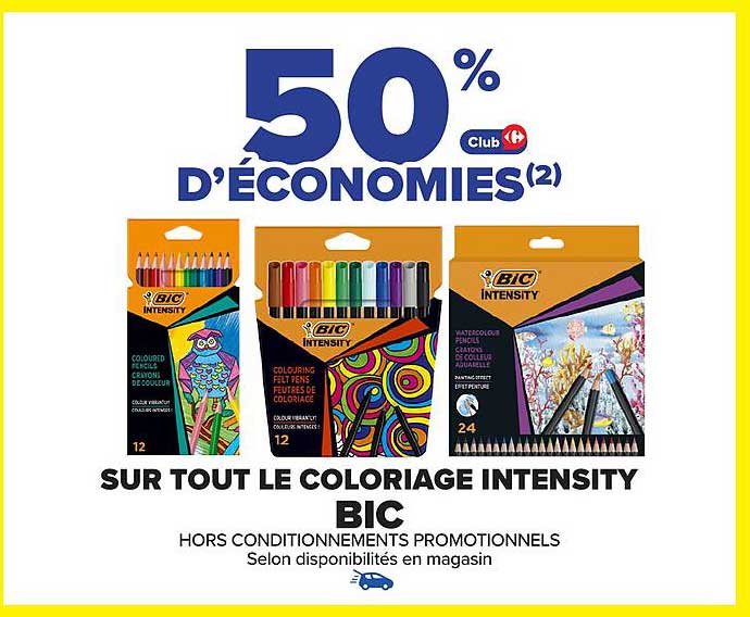 SUR TOUT LE COLORIAGE INTENSITY BIC