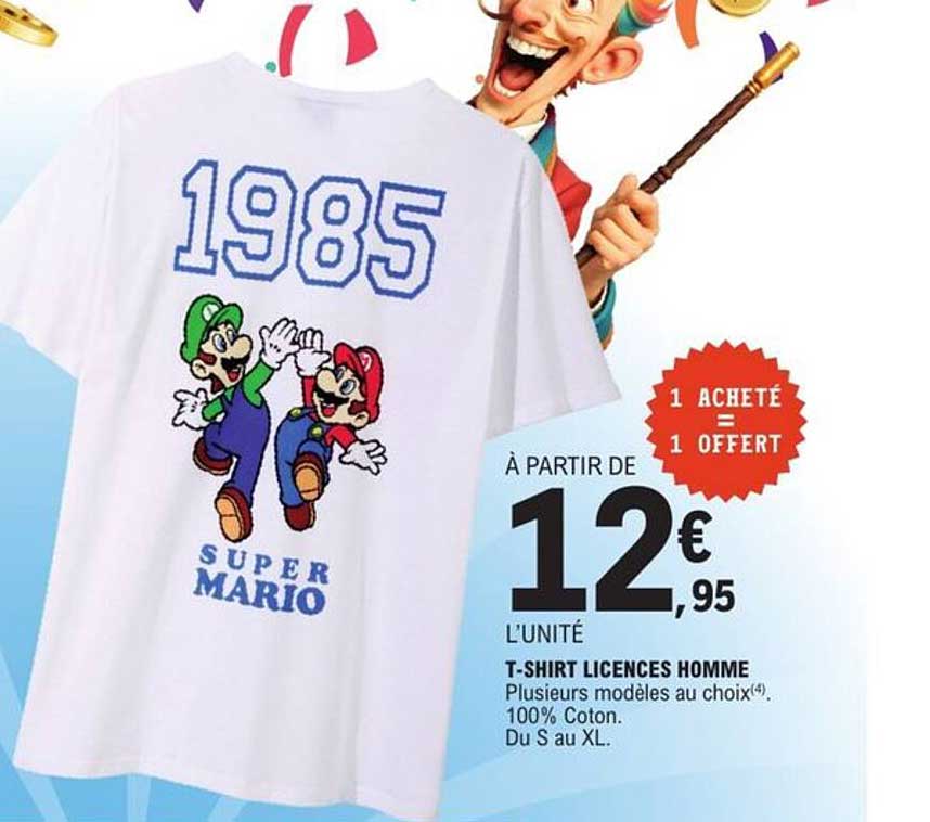 T-SHIRT LICENCES HOMME