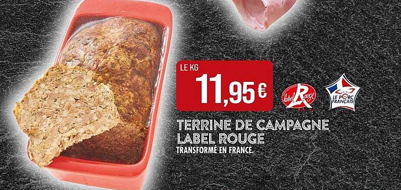 Terrine de campagne Label Rouge