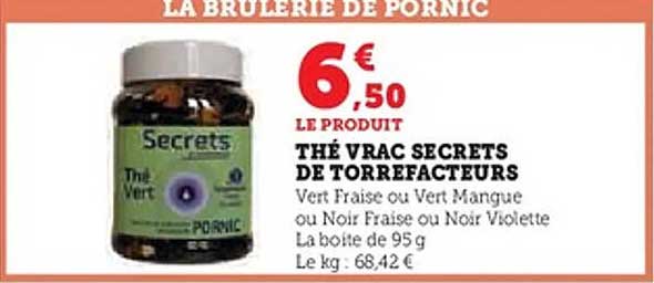 THÉ VRAC SECRETS DE TORREFACTEURS