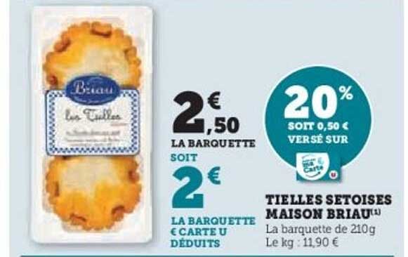 TIELLES SETOISES MAISON BRIAU