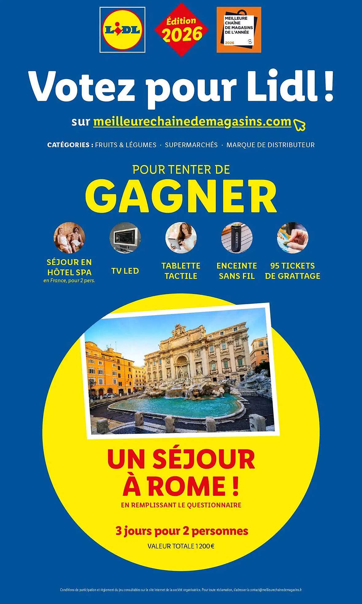 UN SÉJOUR À ROME !