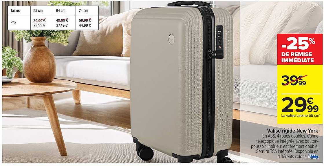 Valise rigide New York