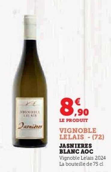 VIGNOBLE LELAIS - (72) JASNIERES BLANC AOC