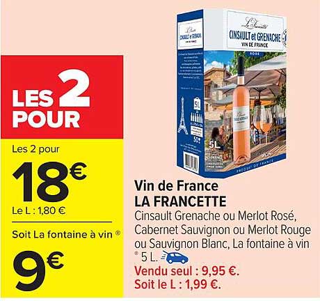 Vin de France LA FRANCETTE