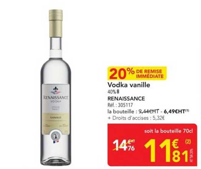 Vodka vanille 40%
