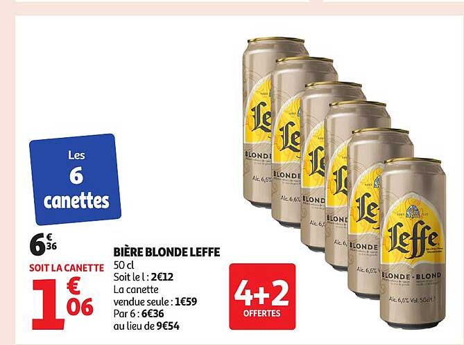 BIÈRE BLONDE LEFFE