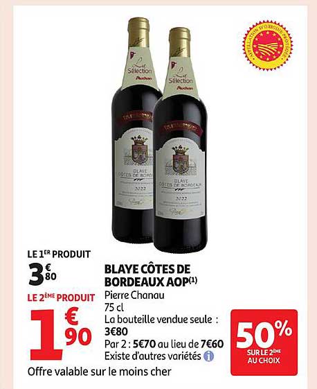 BLAYE CÔTES DE BORDEAUX AOP