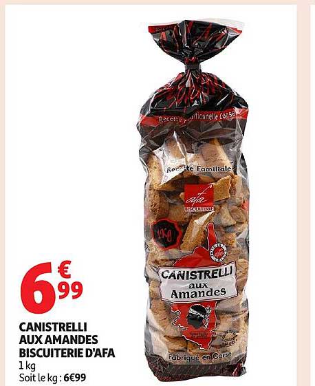 CANISTRELLI AUX AMANDES BISCUITERIE D'AFA
