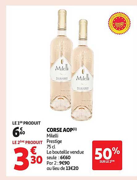 CORSE AOP(1) Milelli Prestige 75 cl