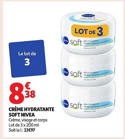 CRÈME HYDRATANTE SOFT NIVEA