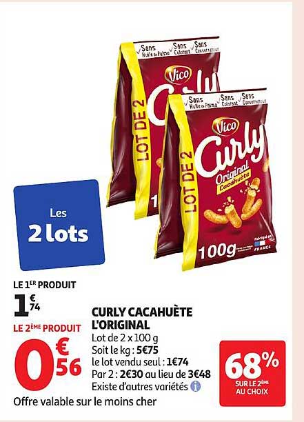 CURLY CACAHUÈTE L'ORIGINAL