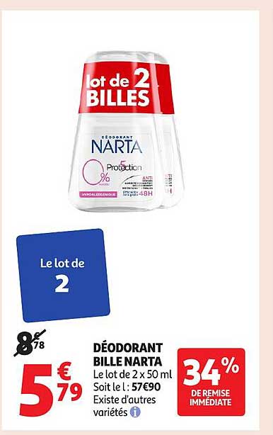 DÉODORANT BILLE NARTA