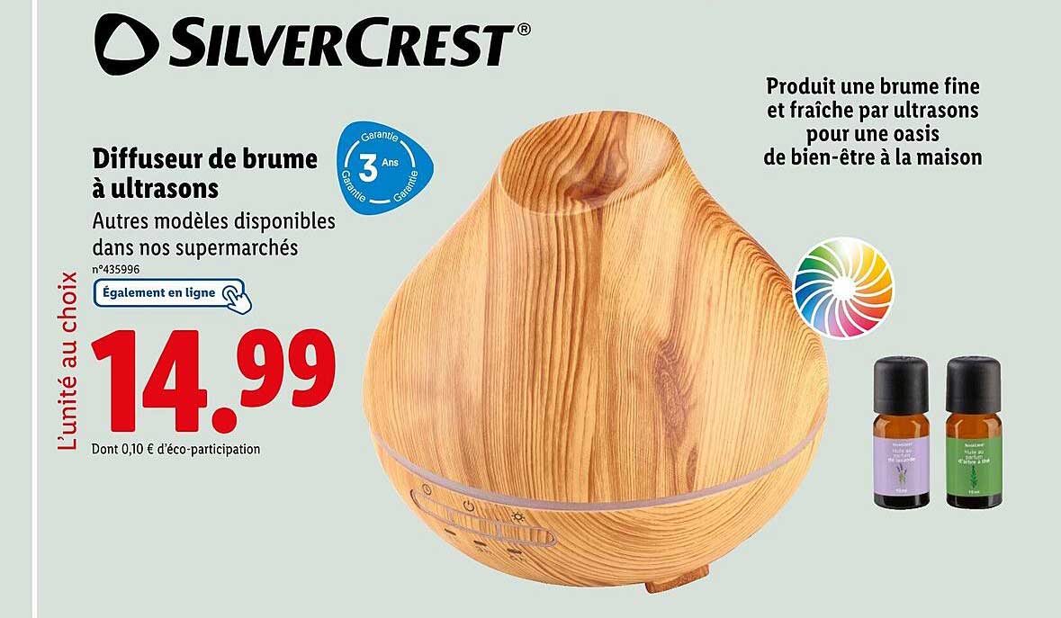 Diffiseur de brume à ultrasons