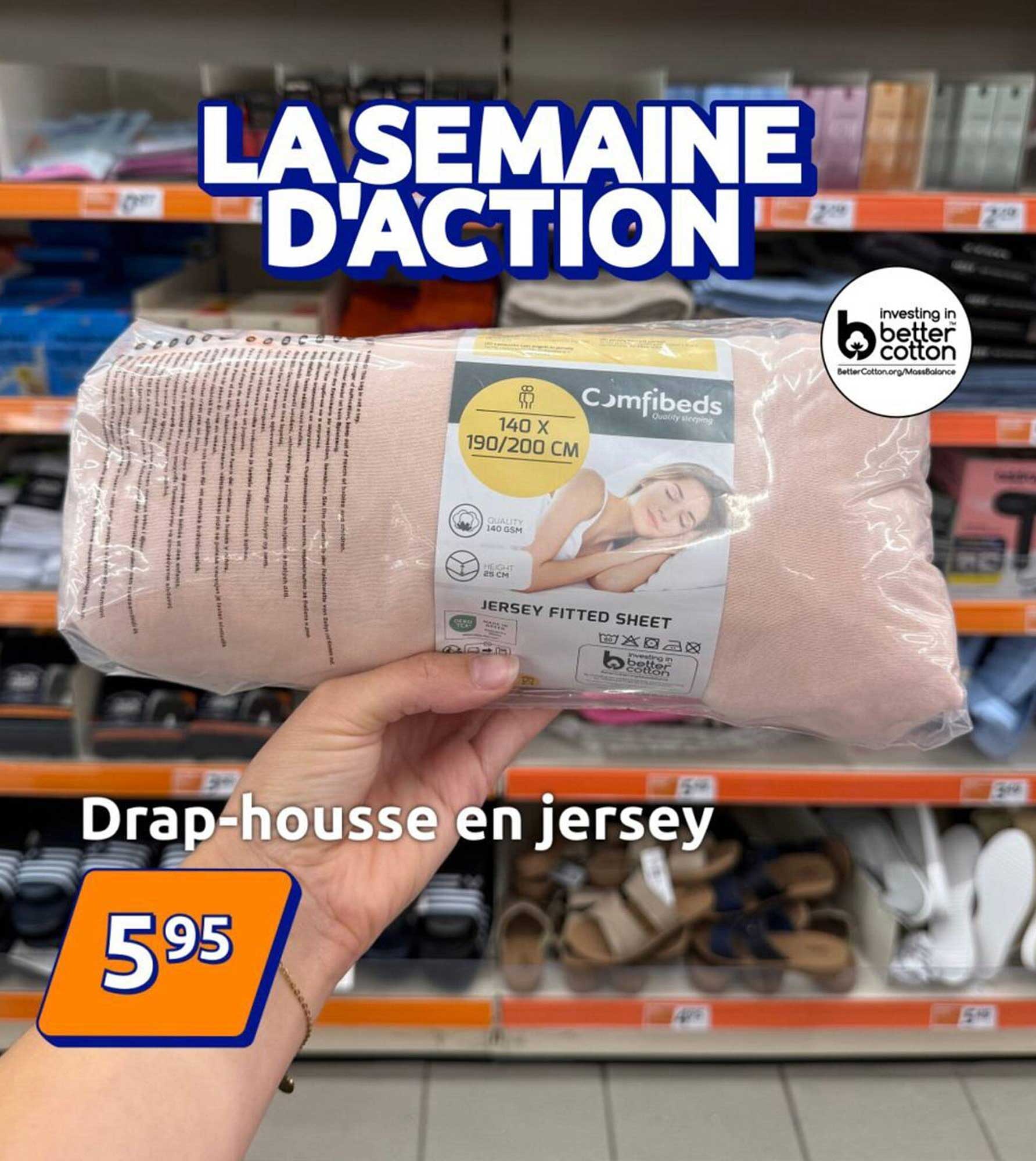 Drap-housse en jersey