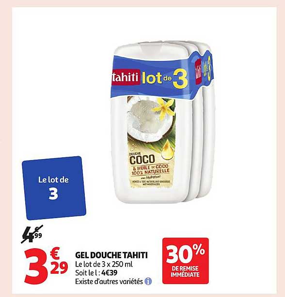 GEL DOUCHE TAHITI