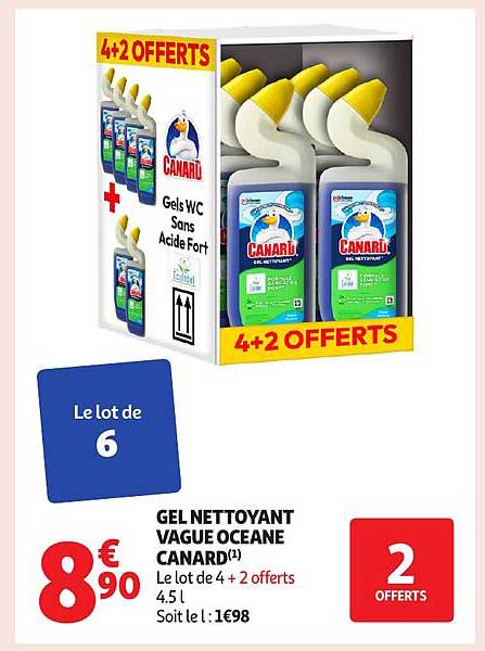 GEL NETTOYANT VAGUE OCEANE CANARD