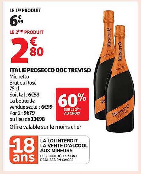 ITALIE PROSECCO DOC TREVISO Mionetto