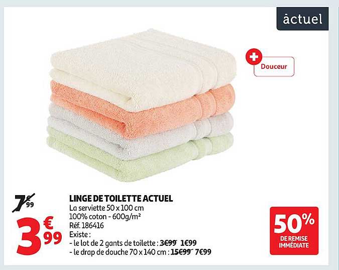 LINGE DE TOILETTE ACTUEL