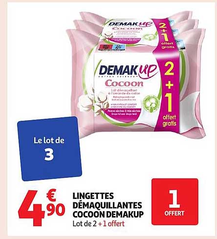 LINGETTES DÉMAQUILLANTES COCOON DEMAKUP
