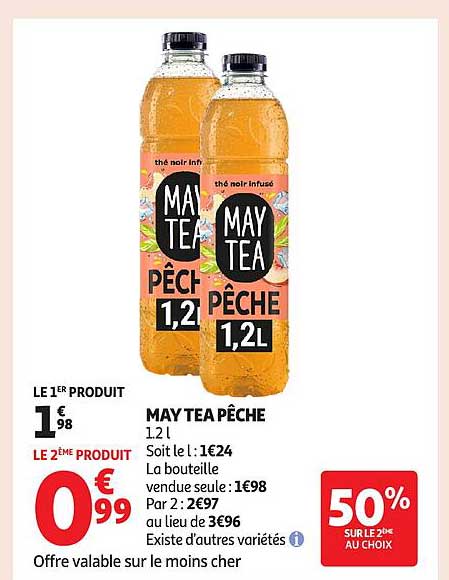 MAY TEA PÊCHE 1,2 L