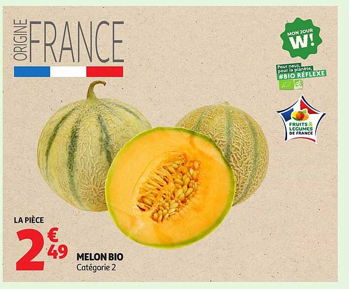 MELON BIO Catégorie 2