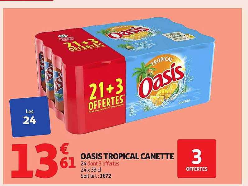 OASIS TROPICAL CANETTE