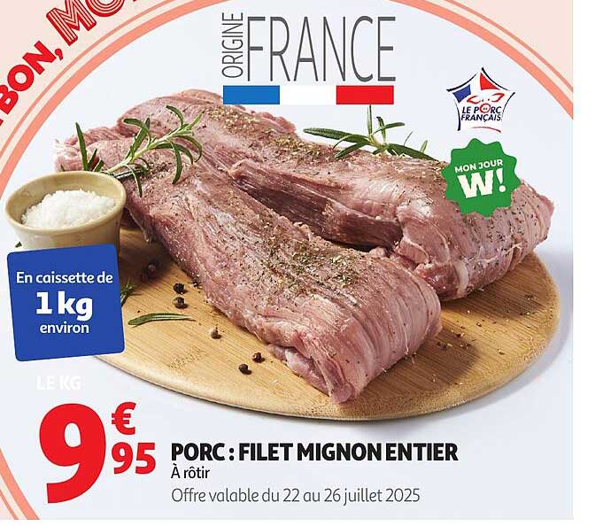 PORC : FILET MIGNON ENTIER