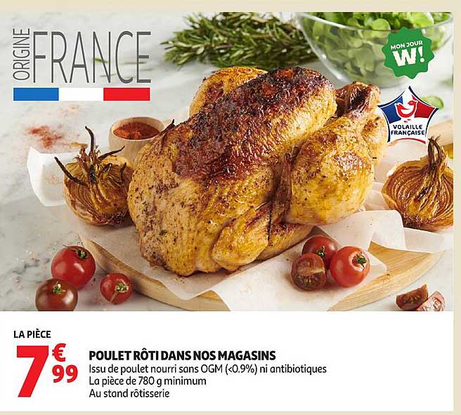 POULET RÔTI DANS NOS MAGASINS