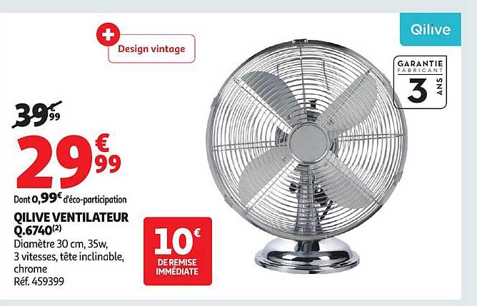 QILIVE VENTILATEUR Q.6740