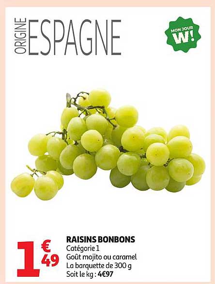 RAISINS BONBONS