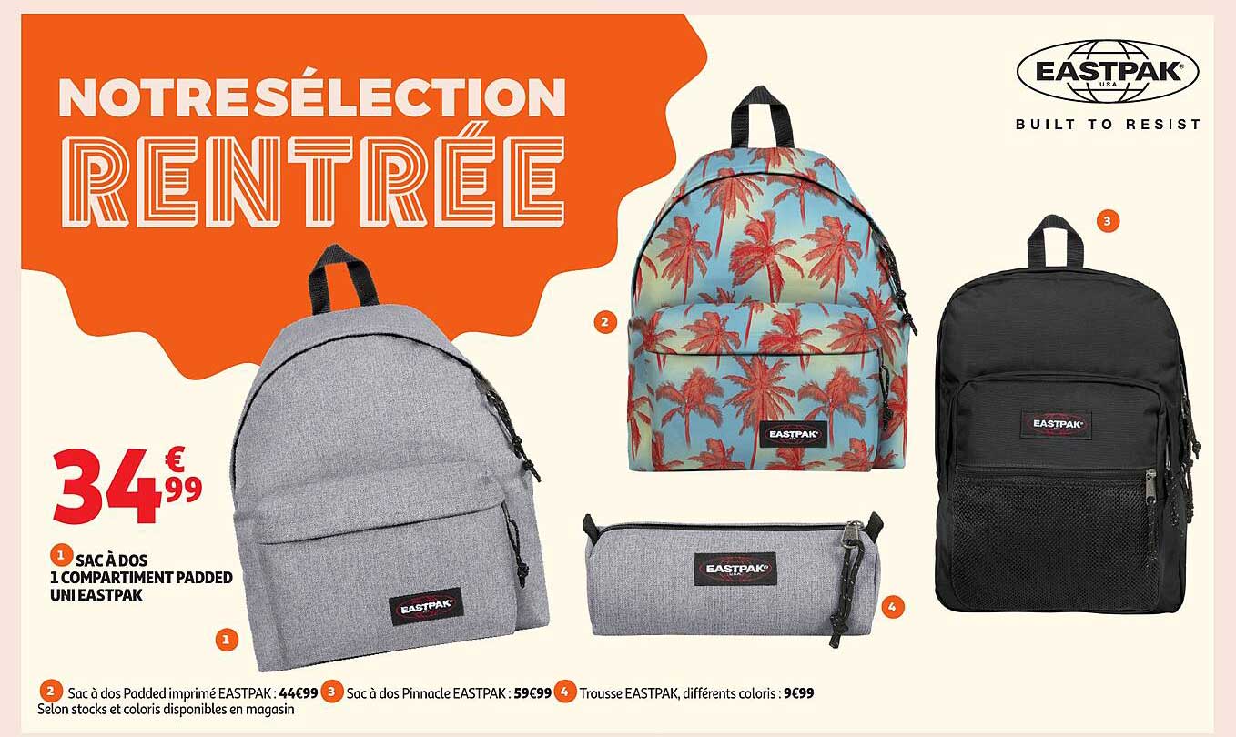 SAC À DOS 1 COMPARTIMENT PADDED UNI EASTPAK