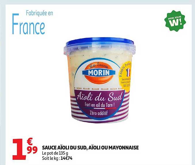 SAUCE AIOLI DU SUD, AIOLI OU MAYONNAISE