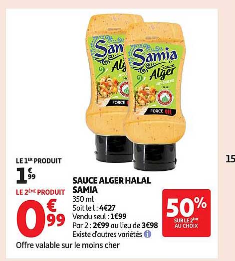 SAUCE ALGER HALAL SAMIA