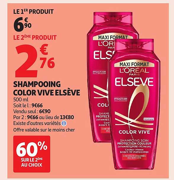 SHAMPOOING COLOR VIVE ELSÈVE