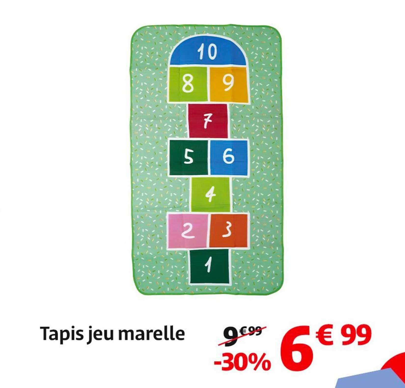 Tapis jeu marelle