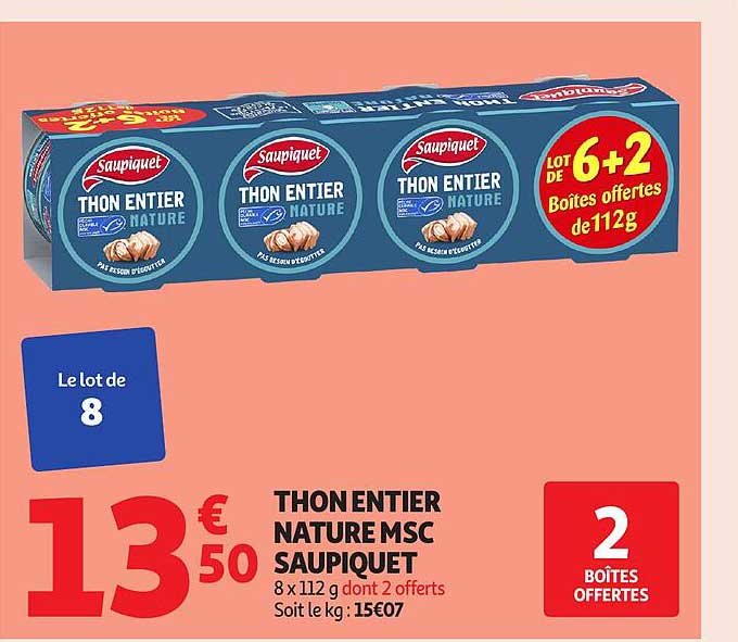 THON ENTIER NATURE MSC SAUPIQUET