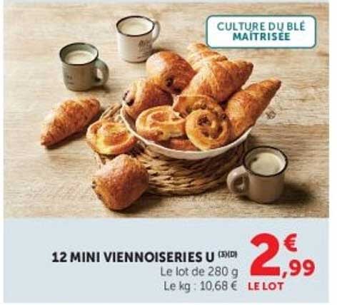 12 MINI VIENNOISERIES U