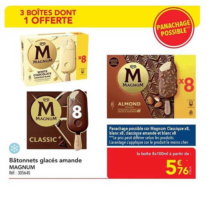 3 BOITES DONT 1 OFFERTE