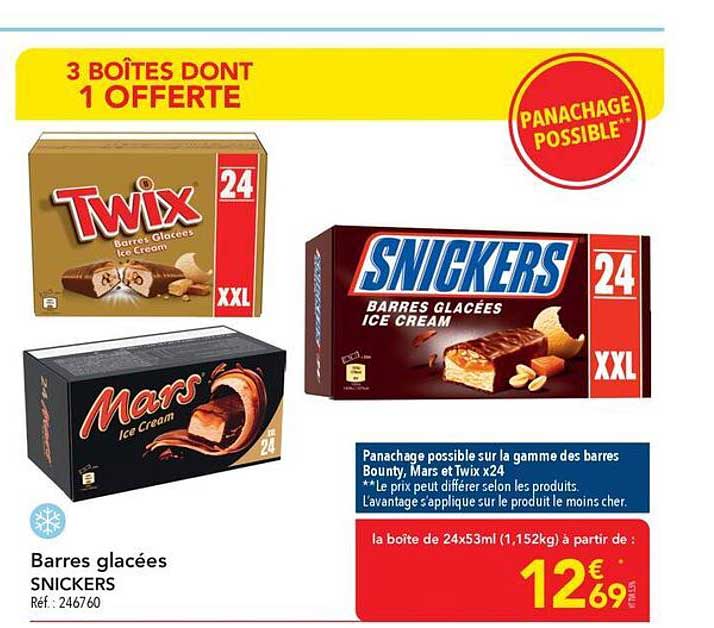 3 BOÎTES DONT 1 OFFERTE
