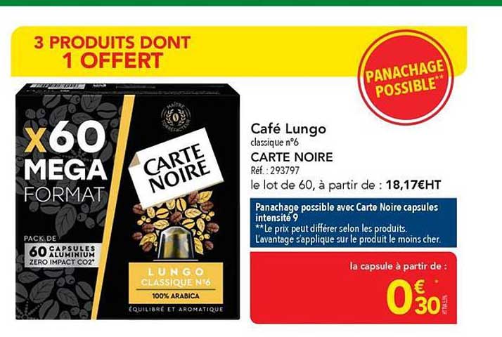 3 PRODUITS DONT 1 OFFERT