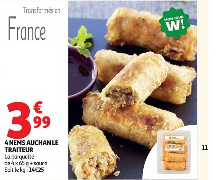 4 NEMS AUCHAN LE TRAITEUR