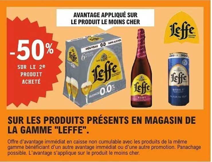 -50% SUR LE 2e PRODUIT ACHETÉ
