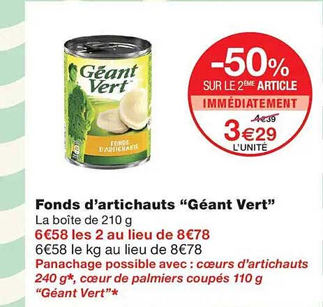 -50% SUR LE 2ème ARTICLE IMMÉDIATEMENT