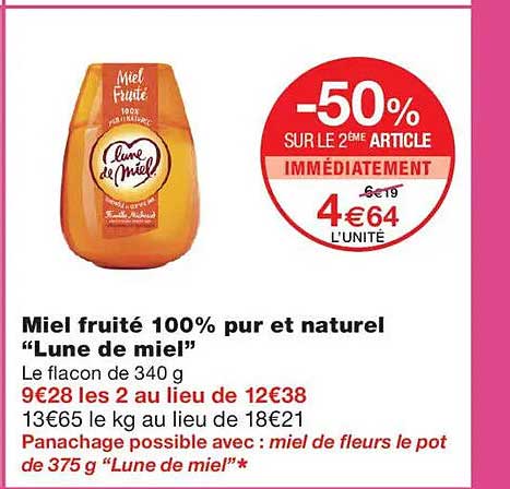 -50% SUR LE 2ÈME ARTICLE IMMÉDIATEMENT