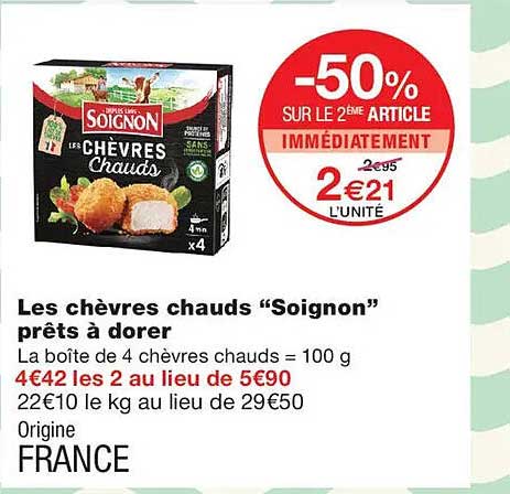 -50% SUR LE 2ÈME ARTICLE IMMÉDIATEMENT