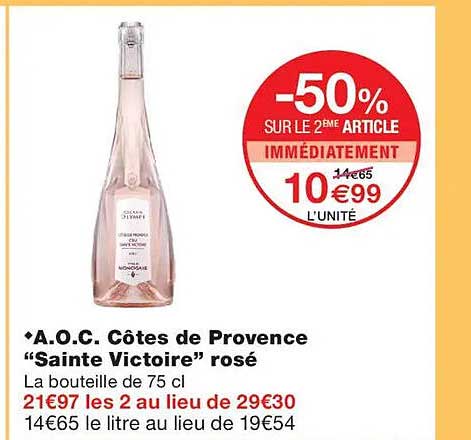 -50% SUR LE 2ÈME ARTICLE IMMÉDIATEMENT