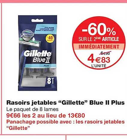 -60% SUR LE 2ÈME ARTICLE IMMÉDIATEMENT